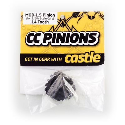 Castle Creations Mod 1.5 Hardened Steel Pinion 8mm Bore 14T