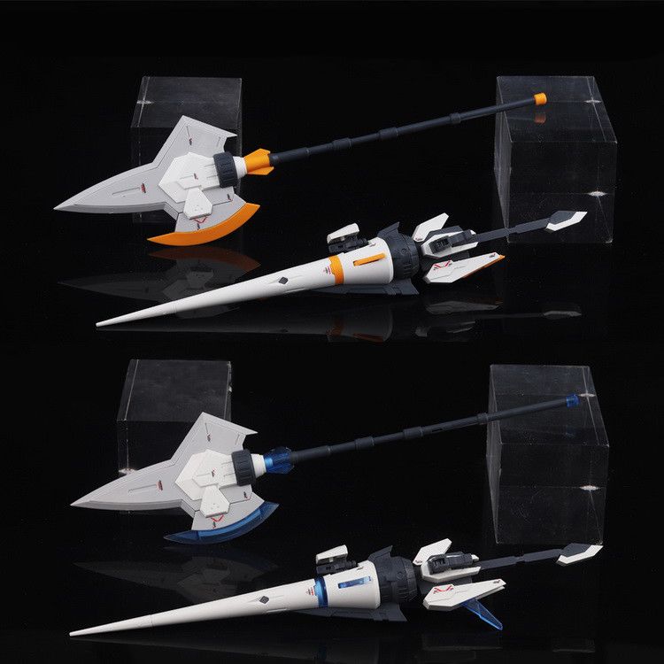 Halberd + Lance SET White (RG/HG) [Option Parts]