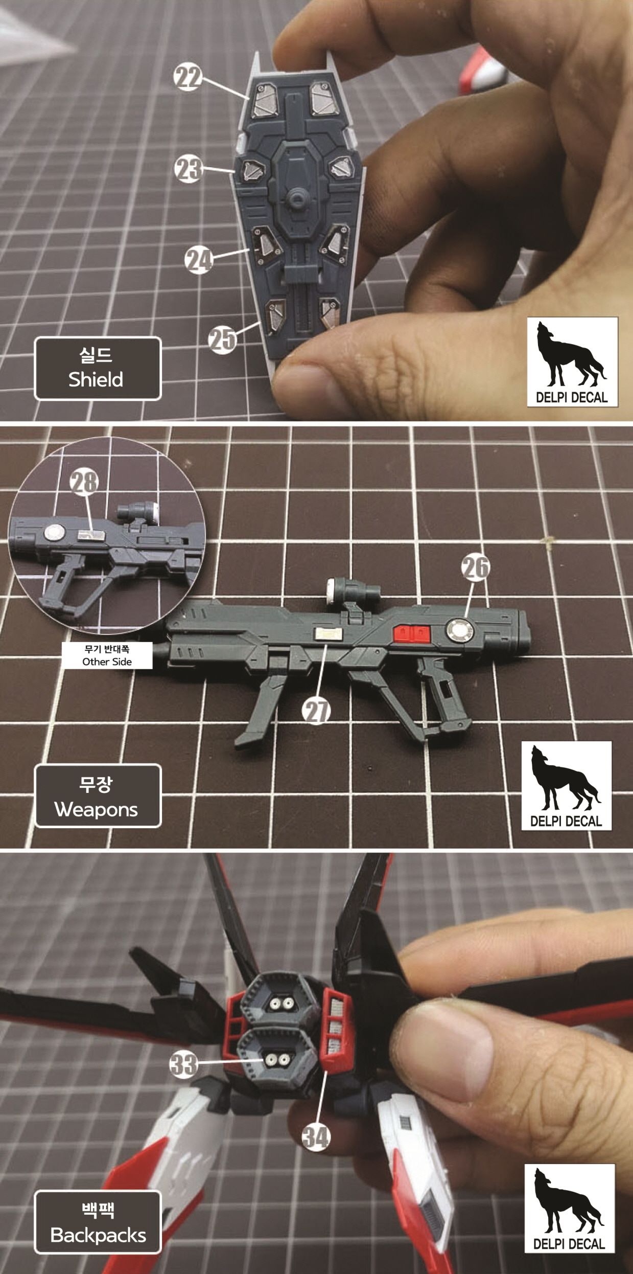 Metal Etching Parts - RG Impulse Metal Etch Set