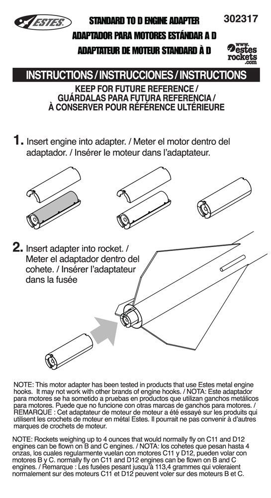 Standard to D-Engine Adaptor