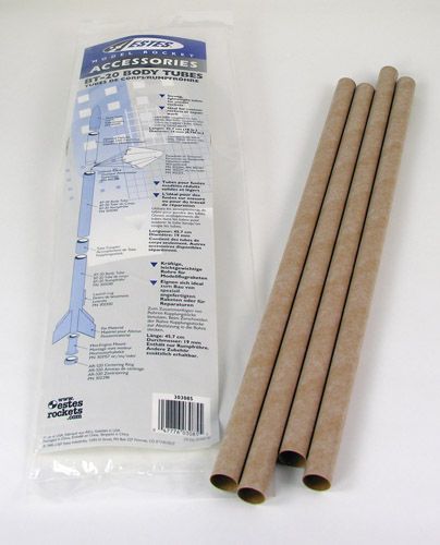 Estes Rockets - BT-20 Body Tube (4 pk)