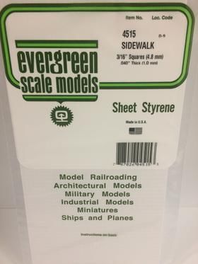 Evergreen Plastics 4515 Sidewalk 3/16\"