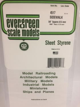 Evergreen Plastics 4517 Sidewalk 3/8\"