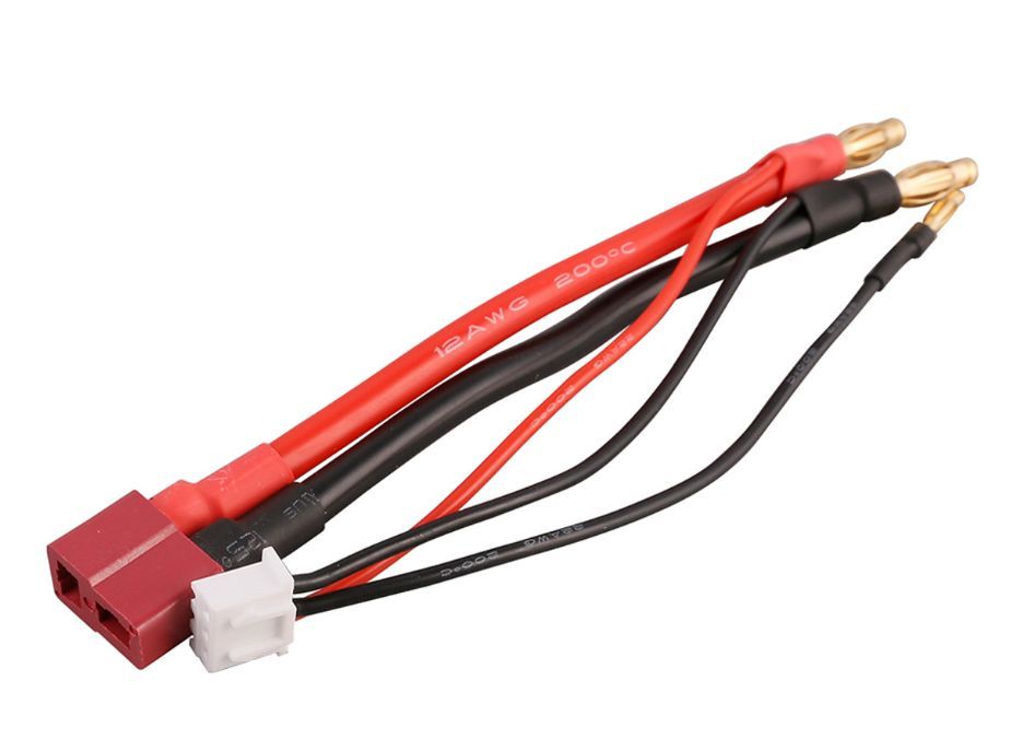 Gens Ace 2S Charge Cable: 4.0mm Bullet To Deans
