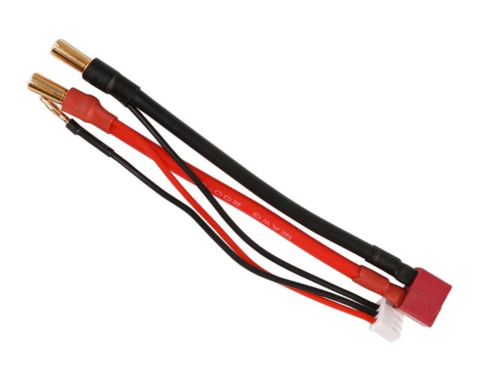 Gens Ace 2S Charge Cable: 5.0mm Bullet To Deans