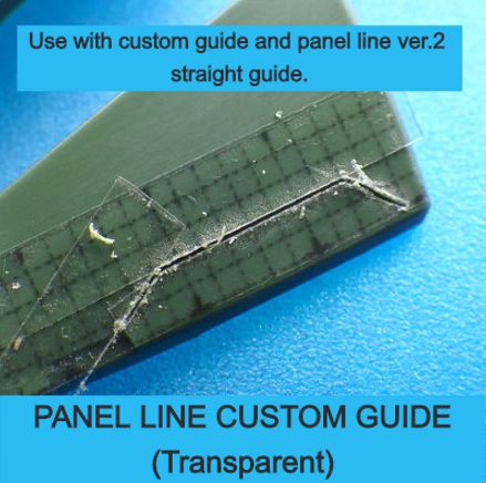 GUNPRIMER Panel Line Custom Guide - Transparent Black