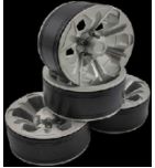 Hobby Details 1.9\" Aluminum Wheels - Petals (4)(Silver)