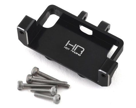 Hot Racing Axial SCX24 Aluminum Steering Servo Mount (Black)