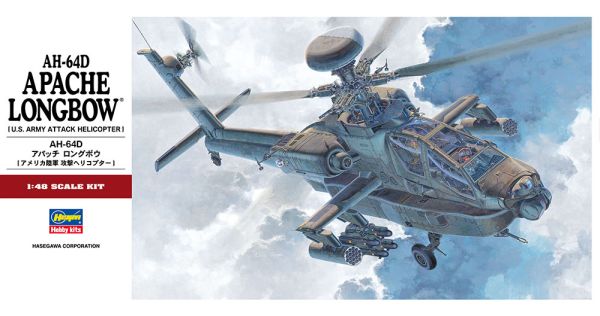 Hasegawa 1:48 AH-64D Apache Longbow Model Kit - Click Image to Close