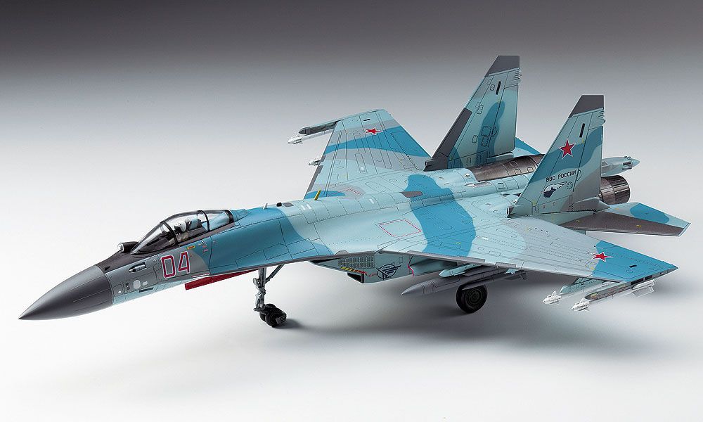 Hasegawa 1/72 Scale SU-35S Flanker E44 Model Kit