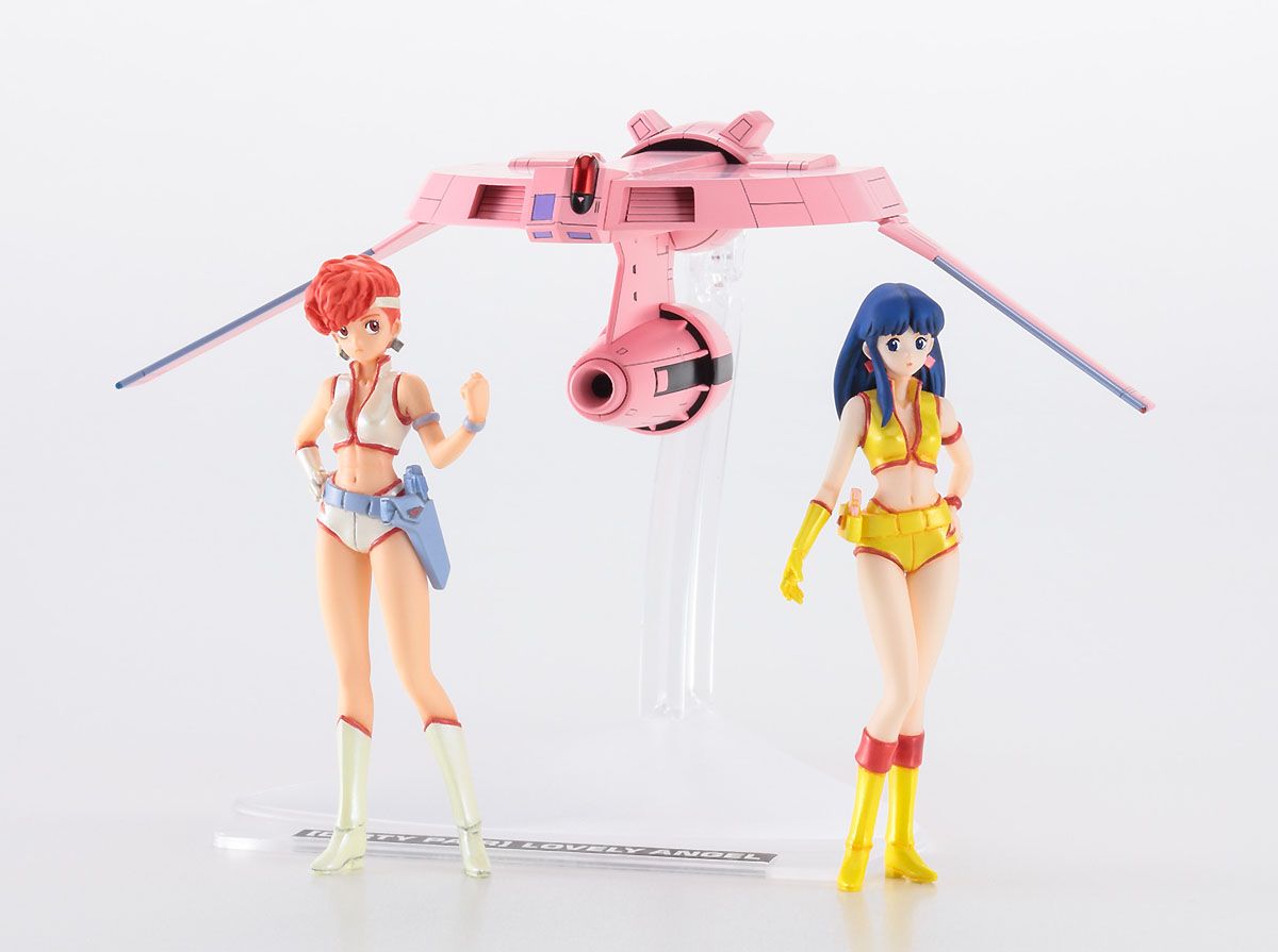 Hasegawa 1/20 Scale [Dirty Pair] Kei & Yuri w/1/300 Lovely Angel