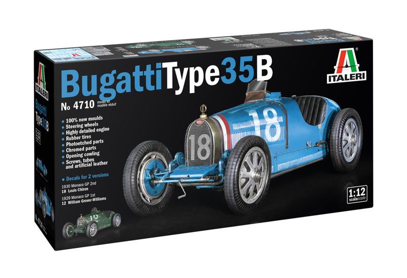 Italeri 1/12 Scale Bugatti Type 35B Model Kit