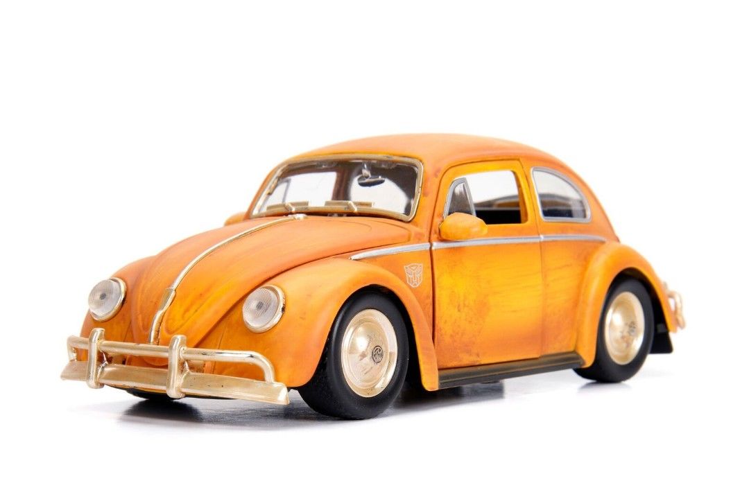 Jada 1/24 Scale \"Hollywood Rides\" VW Beetle - Bumblebee w/