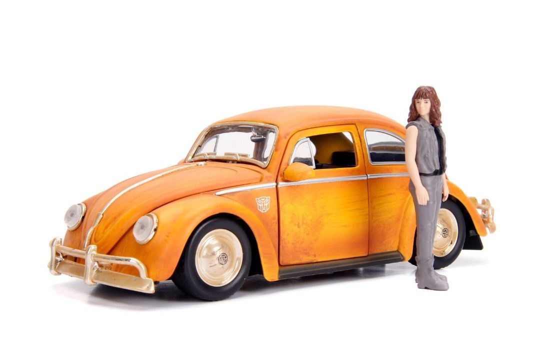 Jada 1/24 Scale \"Hollywood Rides\" VW Beetle - Bumblebee w/