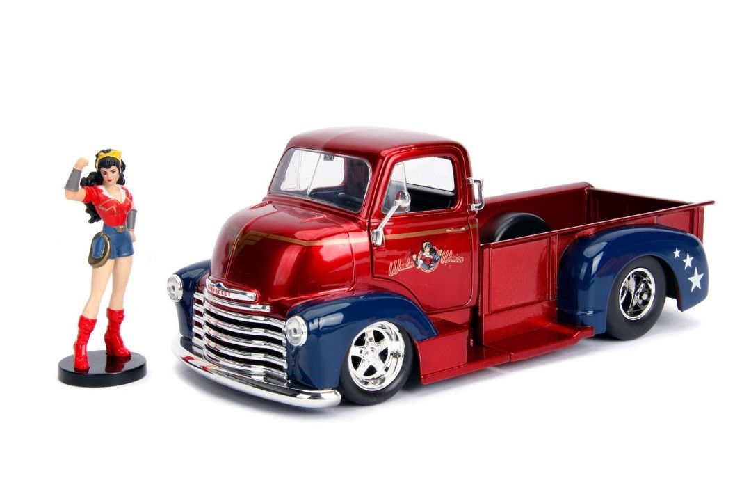 Jada 1/24 Scale \"DC Comics Bombshells\" 1952 Chevy COE Pickup