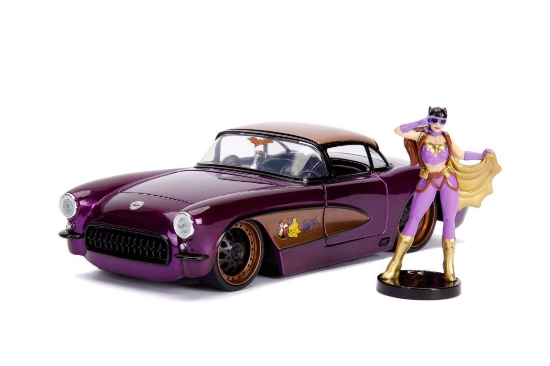 Jada 1/24 Scale \"DC Comics Bombshells\" 1957 Chevy Corvette w/