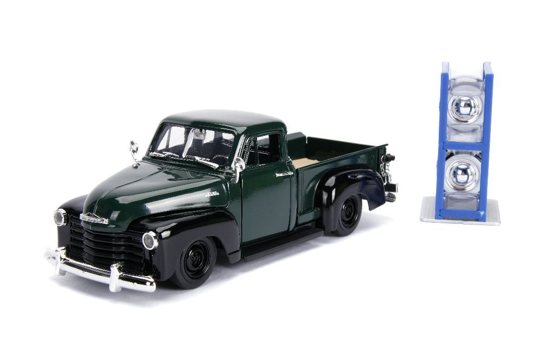 Jada 1/24 Scale \"Just Trucks\" 1953 Chevy Pickup W/Rack - Dark