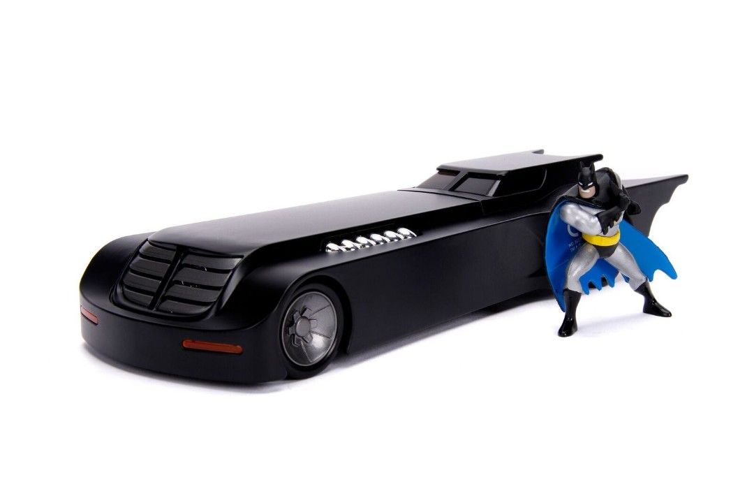 Jada 1/24 Scale \"Batman Animated Series\" Batmobile W/Batman