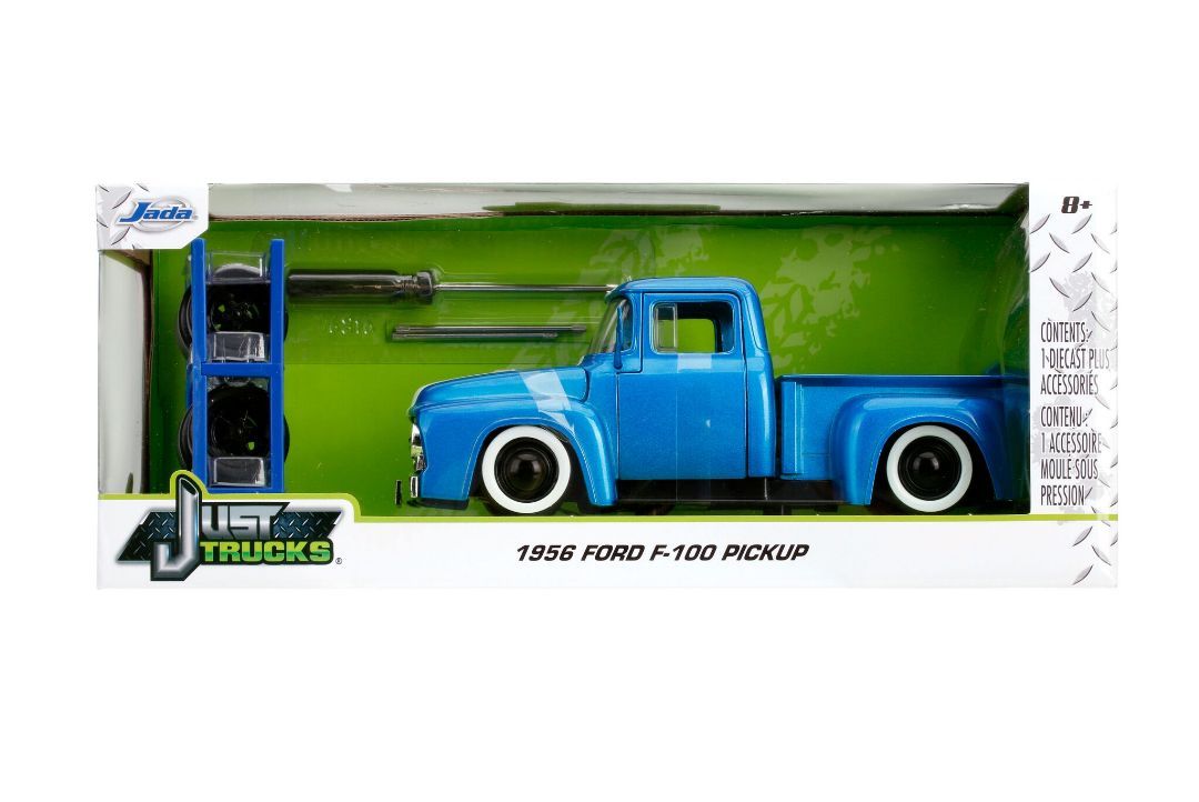 Jada 1/24 Scale \"Just Trucks\" 1956 Ford F-100 With Extra Wheel