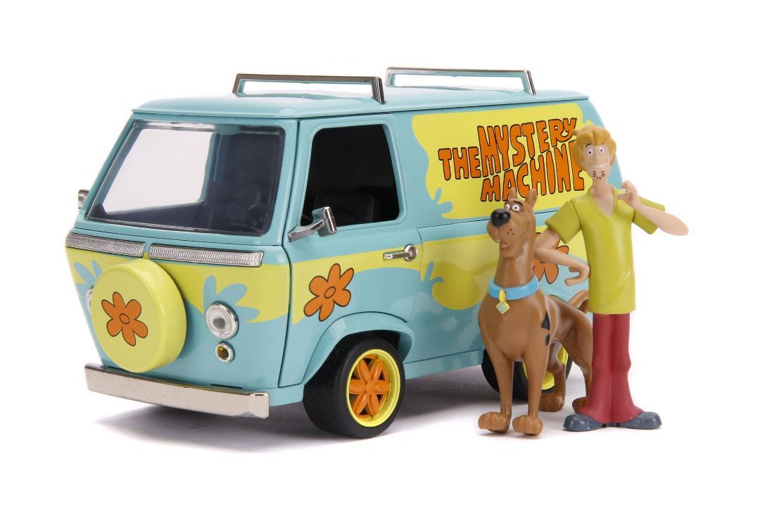 Jada 1/24 Scale \"Hollywood Rides\" Mystery Machine w/Scooby Doo