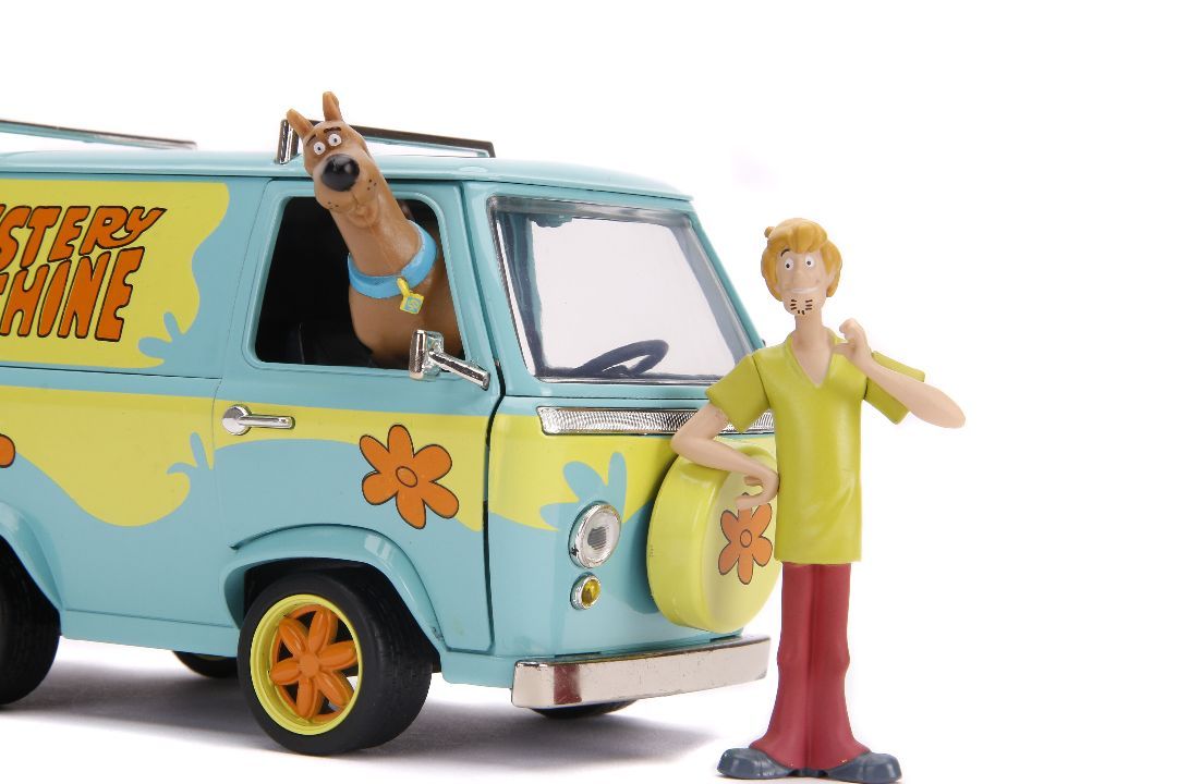 Jada 1/24 Scale \"Hollywood Rides\" Mystery Machine w/Scooby Doo