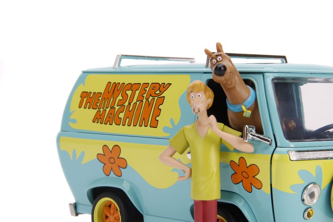 Jada 1/24 Scale \"Hollywood Rides\" Mystery Machine w/Scooby Doo