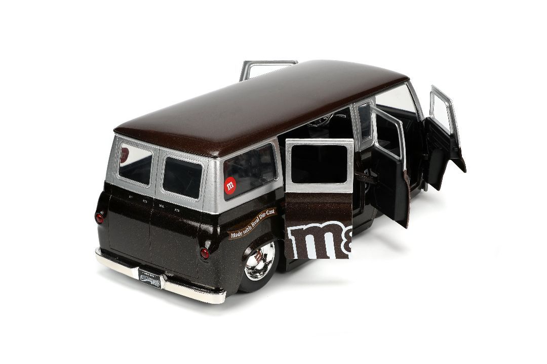 Jada 1/24 Scale 1965 Ford Econoline Van with Red M&M\'s Diecast