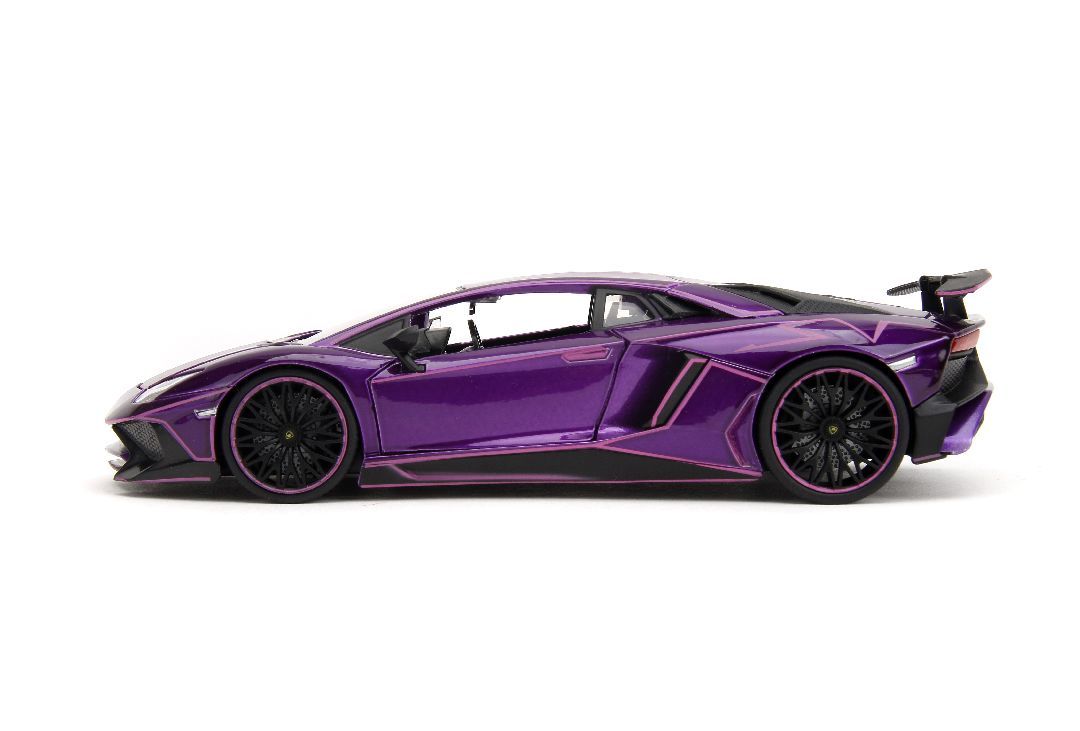 Jada 1/24 Scale \"Pink Slips\" Lamborghini Aventador SV - Candy