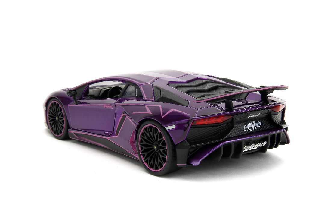 Jada 1/24 Scale \"Pink Slips\" Lamborghini Aventador SV - Candy