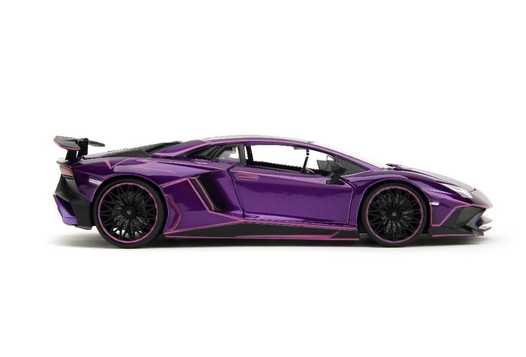 Jada 1/24 Scale \"Pink Slips\" Lamborghini Aventador SV - Candy