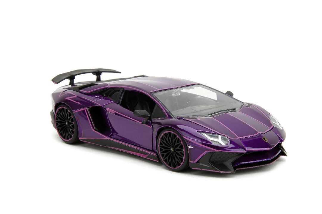 Jada 1/24 Scale \"Pink Slips\" Lamborghini Aventador SV - Candy