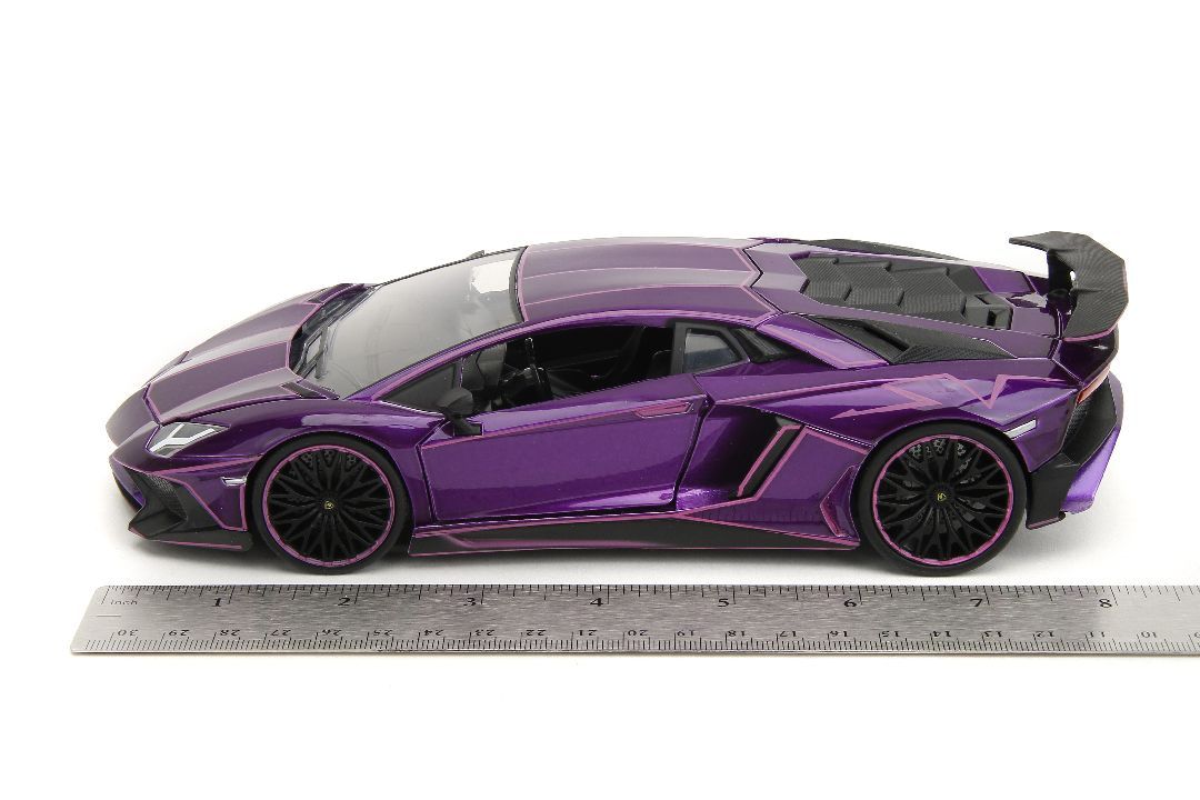 Jada 1/24 Scale \"Pink Slips\" Lamborghini Aventador SV - Candy