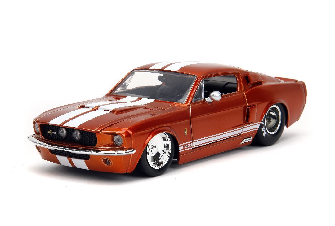 Jada 1/24 Scale \"BIGTIME Muscle\" 1967 Shelby GT500 - Candy Ora