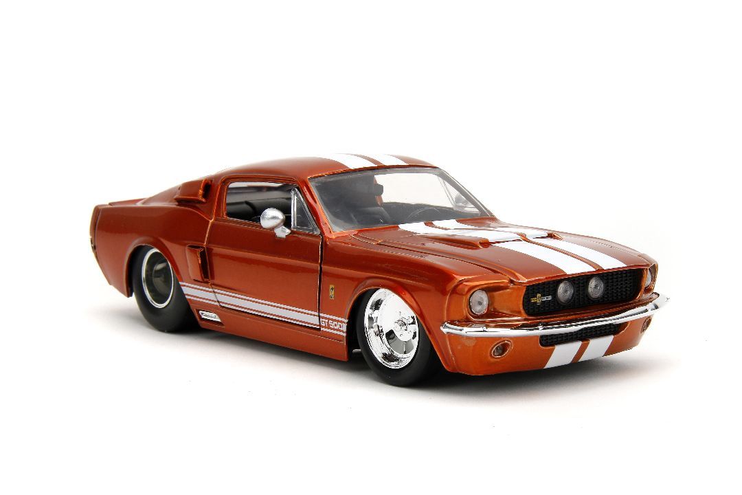 Jada 1/24 Scale \"BIGTIME Muscle\" 1967 Shelby GT500 - Candy Ora