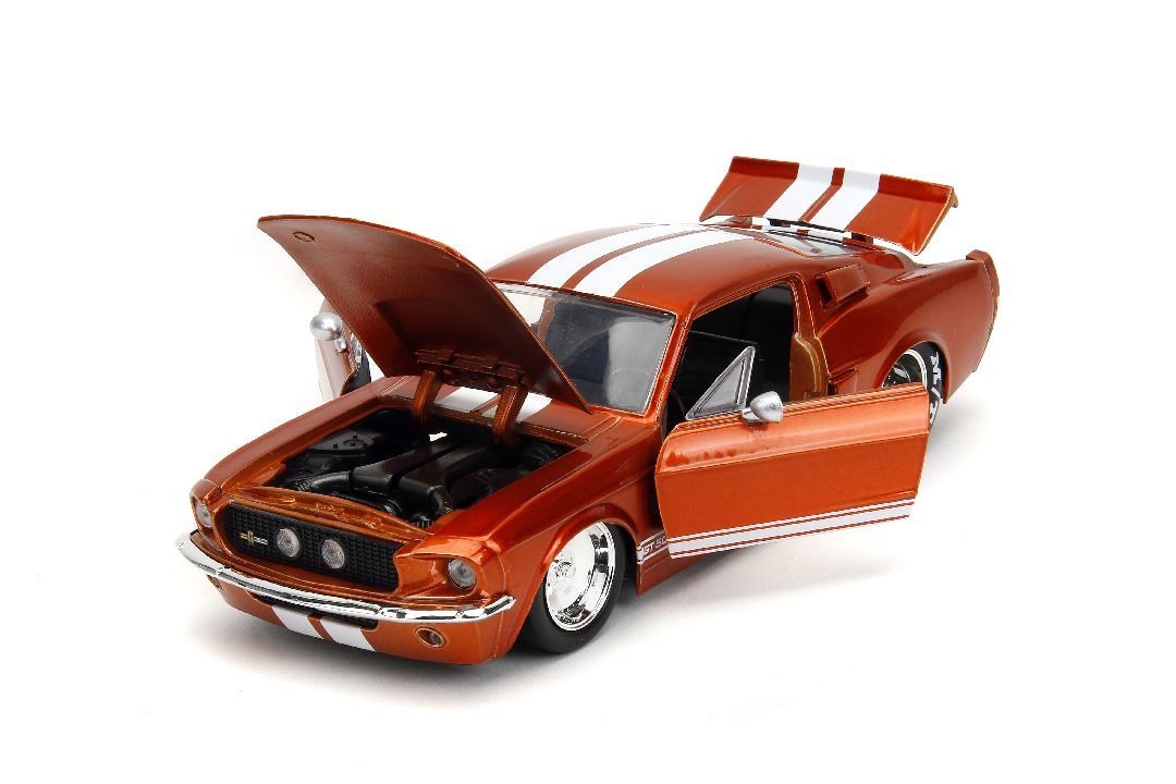 Jada 1/24 Scale \"BIGTIME Muscle\" 1967 Shelby GT500 - Candy Ora