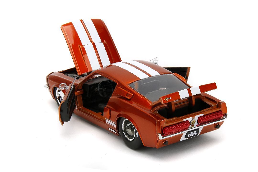 Jada 1/24 Scale \"BIGTIME Muscle\" 1967 Shelby GT500 - Candy Ora