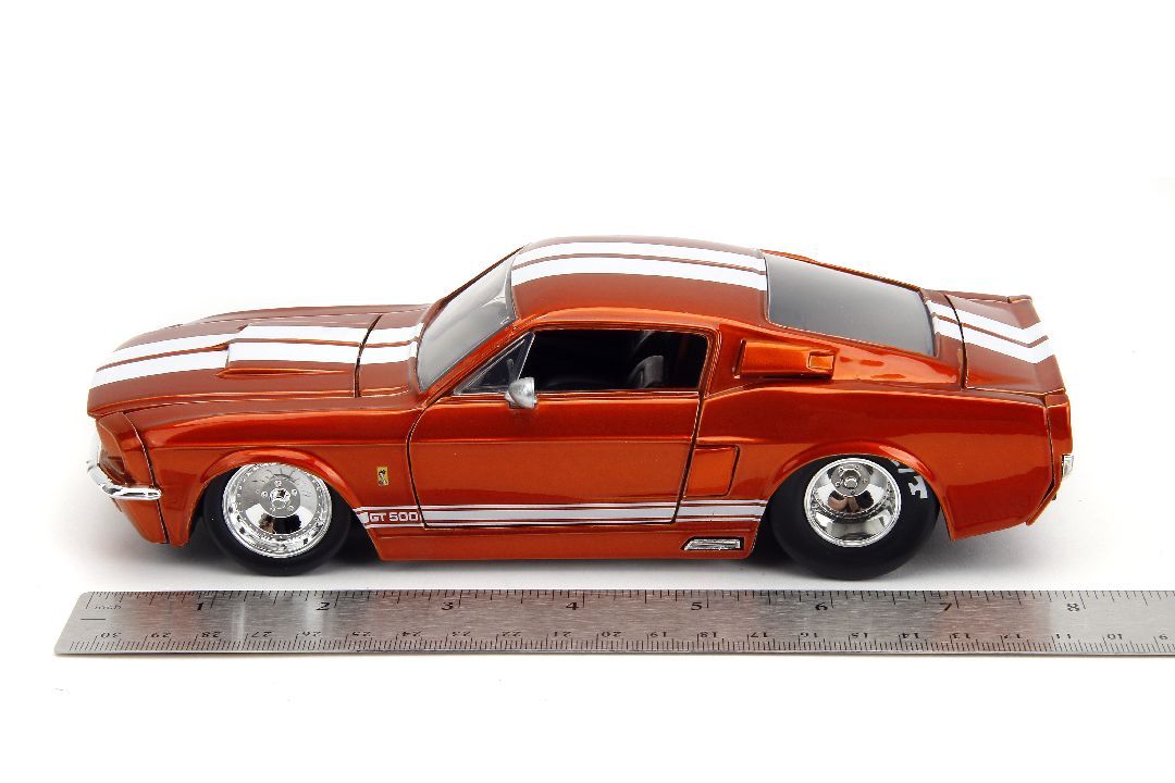 Jada 1/24 Scale \"BIGTIME Muscle\" 1967 Shelby GT500 - Candy Ora