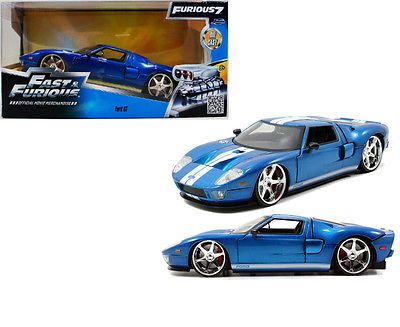 Jada 1/24 Scale \"Fast & Furious\" 2005 Ford GT - Metallic Blue