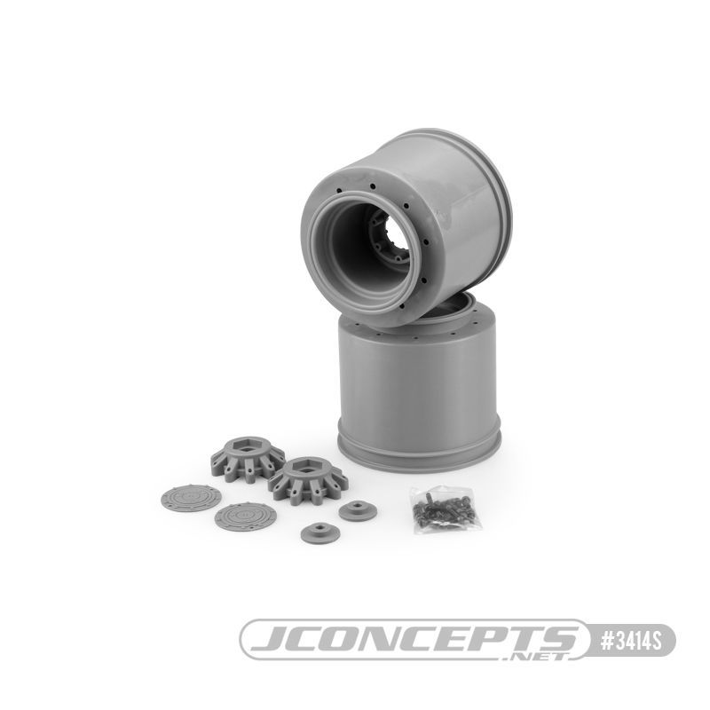 JConcepts Aggressor 2.6 x 3.8\" 17mm Hex Monster Truck Wheel, Si