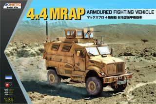 Kinetic 1/35 Scale 4X4 MRAP Armoured Fighting Vehicle Model Kit