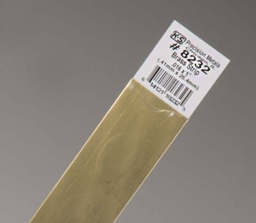 K & S Engineering 8232 Brass Strip .016X1\"