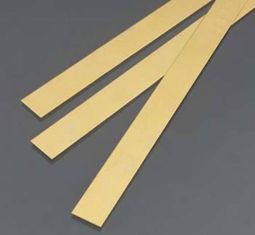 K & S Engineering 9840 Brass Strip .5mm Thick x 6mm