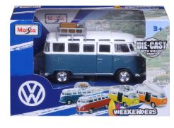 Maisto Week-Enders : Volkswagen Van Samba (24 Pack) Model Kit