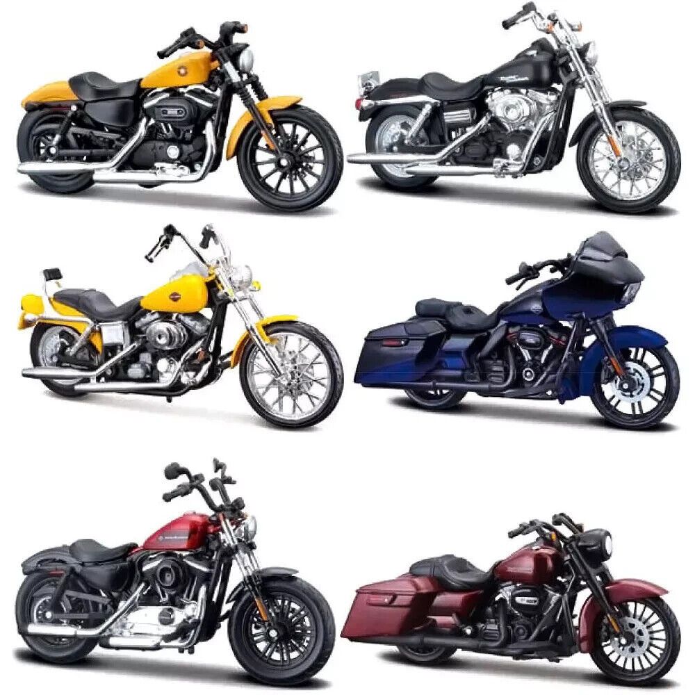 Maisto 1/18 Scale H-D Motorcycles, Series 39 (12 Pack)