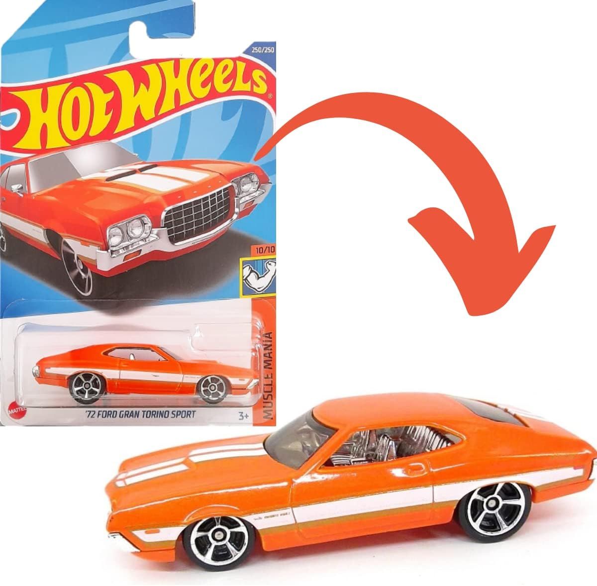 Hot Wheels - Muscle Mania - \'72 Ford Gran Torino Sport - 2022