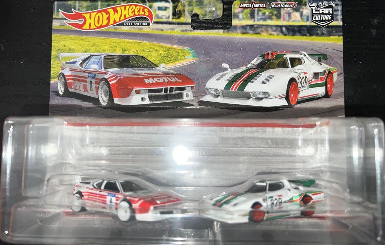 Hot Wheels Premium - BMW M1 Procar & Lancia Stratos Group 5 - Click Image to Close