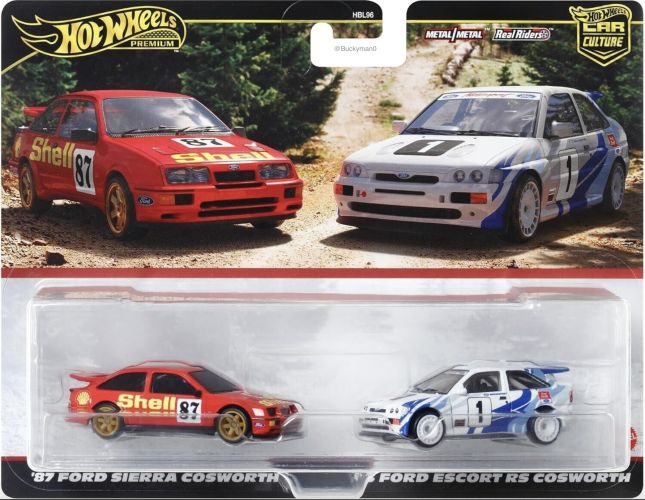 Hot Wheels Premium - 87\' Ford Sierra & \'93 Ford Escort RS - Click Image to Close