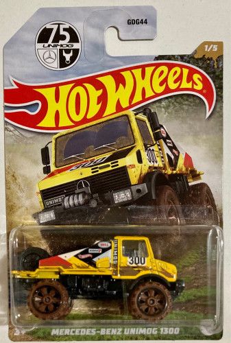 Hot Wheels - Mud Runners - Mercedes-Benz Unimog 1300