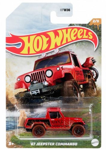 Hot Wheels \'67 Jeepster Commando - Mud Runners Series - Click Image to Close