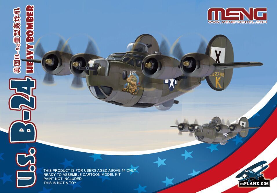 Meng Kids B-24 Heavy Bomber Model Kit